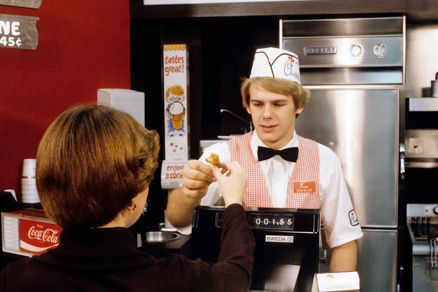 From The Archives Chick Fil A Uniforms Through The Decades Chick Fil A